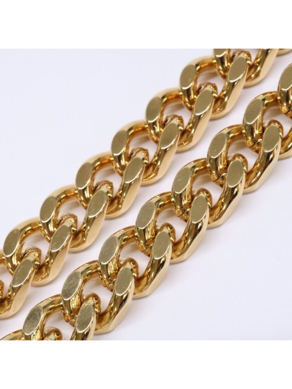 Saint Laurent Paris Same Gold Cabchain Necklace - Picture 3 of 7